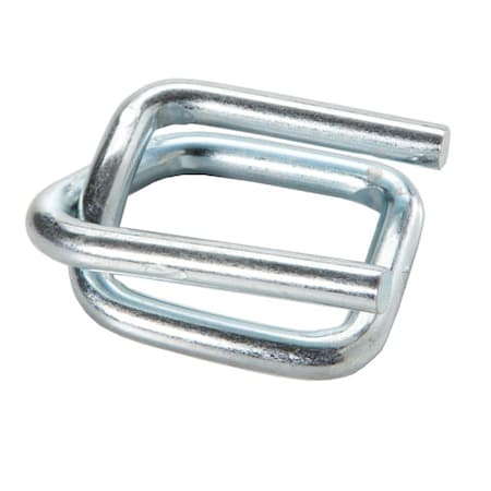 Idl Packaging Strapping Buckles, Galvanized, 1 1/4", PK250 BG-114
